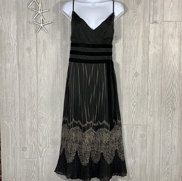 black midi dress size 16
